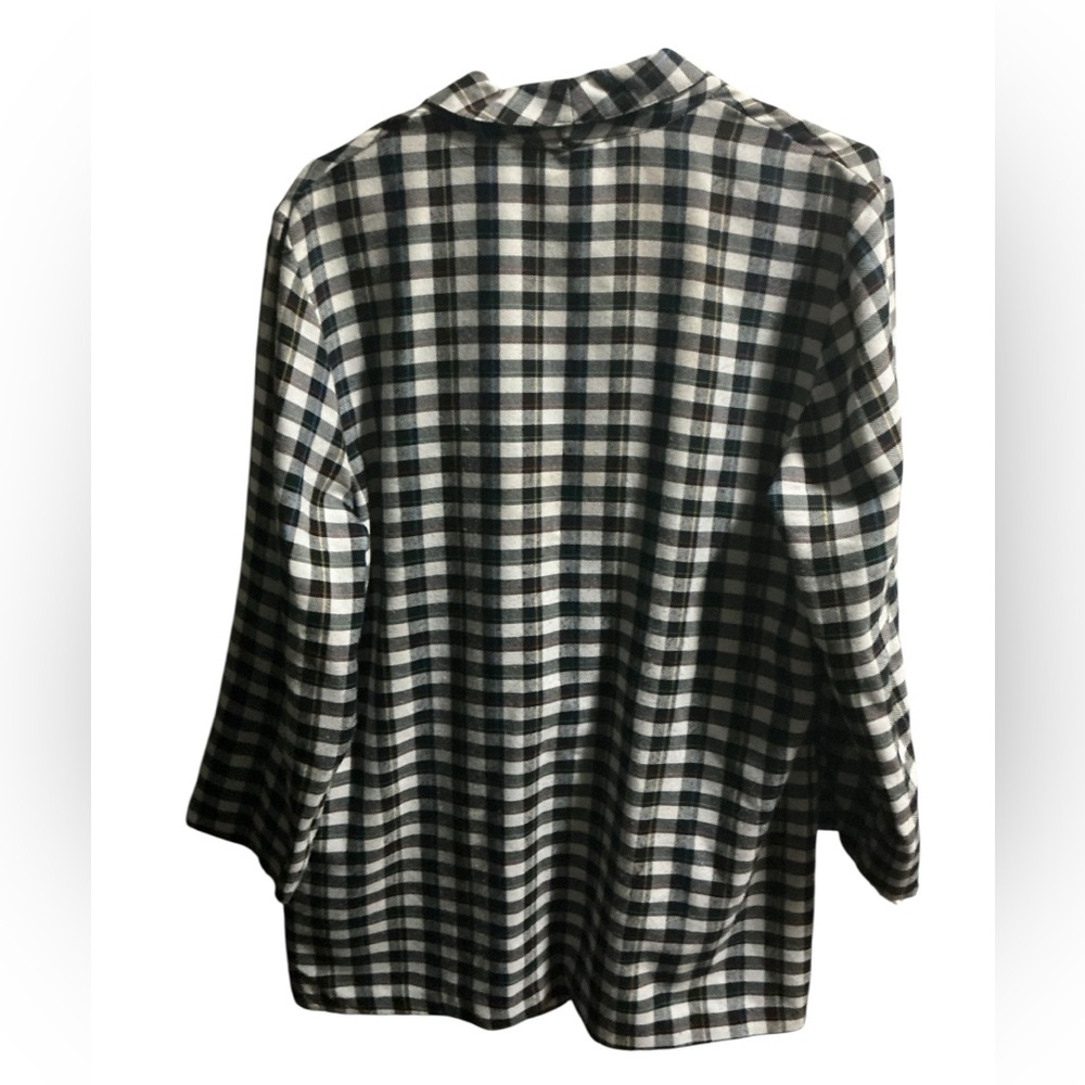 Plaid Vintage Rainbow Blazer size 14 - Picture 6 of 7